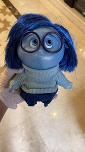 正版绝版美国迪士尼头脑特工队手办~优优,精美工艺植发,品相优