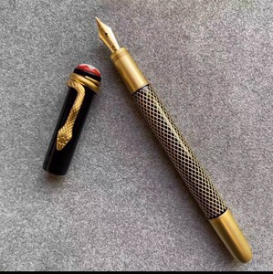 万宝龙蛇笔钢笔签字笔圆珠笔金属材质110周年蛇笔礼盒装