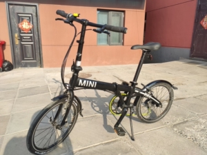 宝马mini折叠自行车