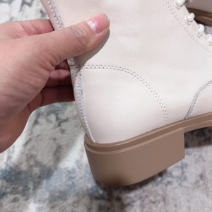 马丁靴女单里短靴子平底靴2022冬新款6402（大底和垫脚商