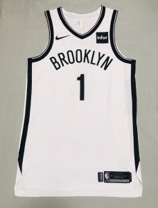 dlo 拉塞尔 nike篮网主场au球员版球衣