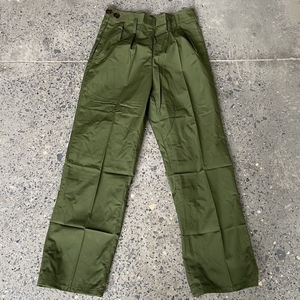 801人付款淘宝65式的确良涤卡黄蓝军绿色老式男工装裤子演出服军训服