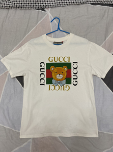 guccl 古驰正品联名款泰迪熊印花短袖t