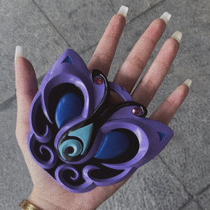 巴拉拉小魔仙严莉莉黑魔盒 随身便携化妆镜 变身器镜子梳子