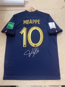 2223法国主场球衣 高卢雄鸡姆巴佩球衣 姆巴佩签名球衣 卡