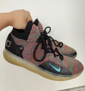 nike kd11杜兰特 黑彩虹 44码