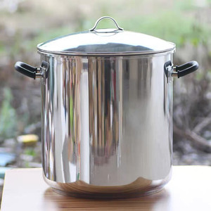 304大不锈钢大汤锅炖煲卤牛肉煮粽子汤锅35cm35升,非原