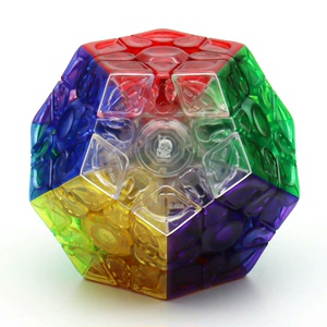 裕鑫三阶五魔方12色透明彩色限量版异形十二面体益智玩具