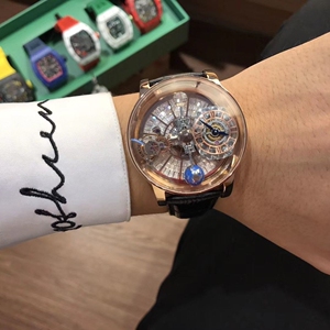 jacob&co 捷克豹  三重重力天体陀飞轮时尚男表