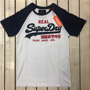 全新 正品superdry极度干燥男女同款圆领短袖T恤：XS