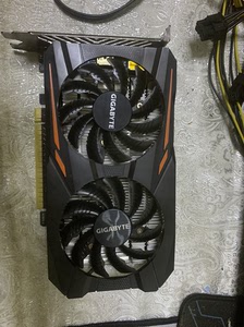 技嘉gtx1050ti 4g显卡,无需独立供电,鲁大师跑分1