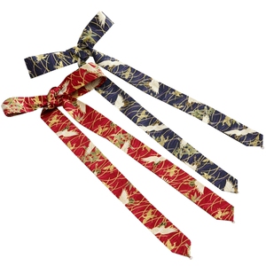 悦己容手工汉服发带日常发饰印花束带流苏古风头饰汉元素[临鹤仙