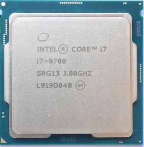 英特尔酷睿i7 9700台式机cpu,八核八线程14纳米,3