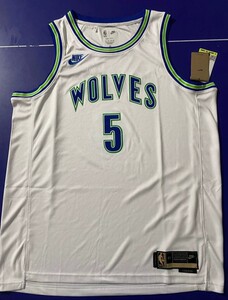 nba森林狼5号状元郎安东尼爱德华兹华子经典白色复古球衣,全_阿里巴巴