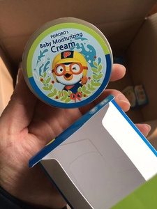 韩国宝露露啵乐乐儿童擦脸油润肤保湿铁盒面霜