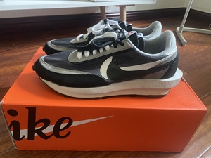 耐克 sacai ldv waffle黑白配色 43码 43