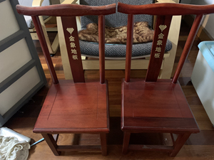 一对(2只)圆盘豆 实木小板凳 家具