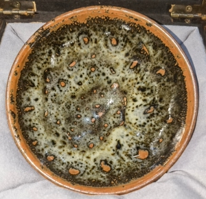 建盏:供御金风玉露,林远福同款,纯手工龙窑柴烧,平口器型,口