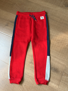 （全新）HM红色童裤运动裤，薄绒修身款，110码，全新