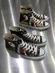 bape鲨鱼帆布鞋