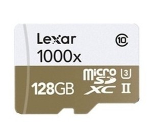 雷克沙tf卡128g内存卡mlc颗粒1000x高速uhs-i