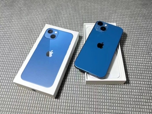 苹果13蓝色实物图图片