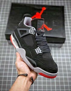 aj4黑公牛高帮运动实战气垫篮球鞋乔4男女情侣增高小白水泥电