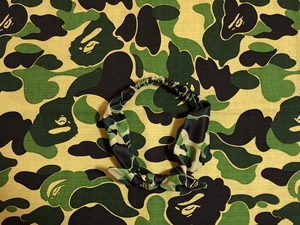 【出售】bape abc绿迷彩 头绳发带 带松紧