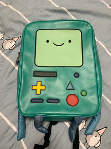 正版bmo哔莫游戏机探险时光活宝探险双肩包立体防水卡通书包背