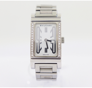 5新]宝格丽手表女bvlgari精钢后镶钻石英方形女表正品