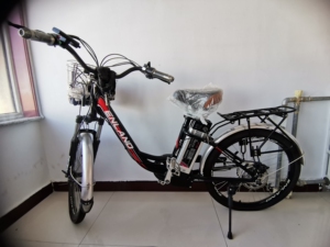 英蓝德锂电电动自行车48v26寸12ah铝合金变速山地车双碟