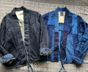 visvim中村世纪神级之作.开衫复古麻棉道袍仅试穿,小了不