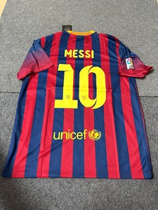 1112赛季巴萨主场球衣10号梅西复古足球服刺绣._阿里巴巴找货神器