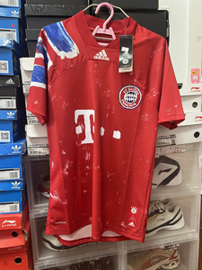 gj9088全新专卖店正品阿迪达斯拜仁慕尼黑菲董联名足球球衣