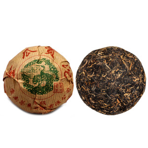捡漏「2个」2005年云南茶马司昔归金瓜贡沱陈年普洱生茶沱100g/个