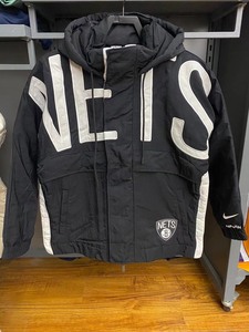 正品nike x ambush 耐克联名款nba篮网队宽松运