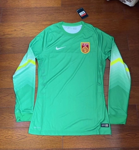 201516 国足中国队守门员球员版球衣 长袖门将服 全新带