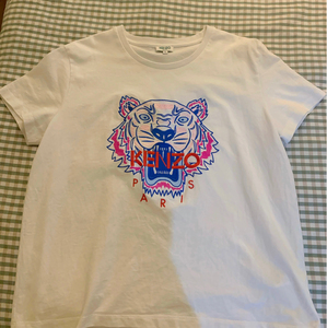 法国kenzo高田贤三19款刺绣虎头短袖t恤
