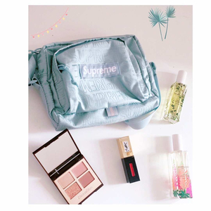 supreme 斜挎包 冰蓝色 限量版, 正品保真!95新