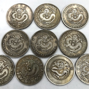 大洋大清龙洋银元龙币龙版银元袁大头古钱币一套10枚 18元包