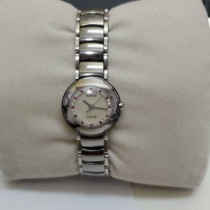 rado雷达jubile精密陶瓷钻石女石英手表