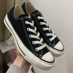 匡威日产日本制1980s黑色低帮