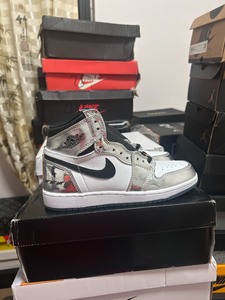 AIR JORDAN 1代  男女高帮篮球鞋 板鞋 伦纳德