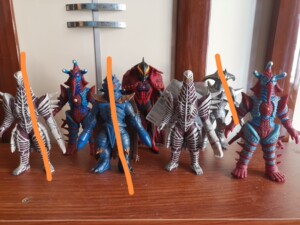 17cm怪兽软胶 贝利亚 希波利特 帝国星人 帝斯雷姆