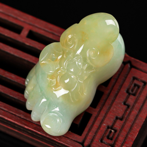 知足常乐挂件玉石