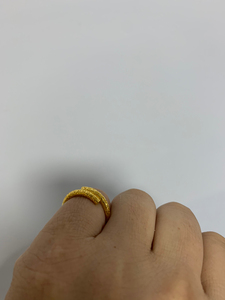 周大福足金金箍棒戒指,5.79克,全新,电子保单,克价400