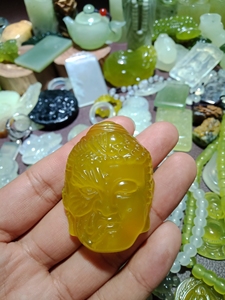 岫玉黄金玉一念之间玉吊坠善与恶玉吊坠