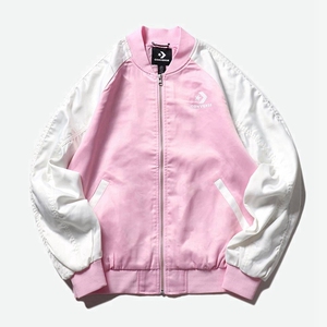 匡威夹克女装sakura bomber 樱花粉色休闲棒球运动