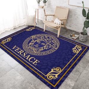 潮牌范思哲地毯可机洗水洗无异味,直播间试衣镜前,别墅样板间地