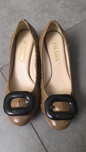 专柜购正品prada普拉达,小跟女鞋,99新,无盒(澳门购)_阿里巴巴找货